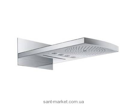 Верхний душ с тропическим душем Hansgrohe коллекция Raindance Rainfall хром/белый 28410400
