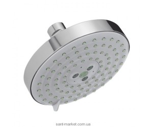 Лейка для верхнего душас тропическим душем Hansgrohe коллекция Raindance S 150 AIR хром 27495000