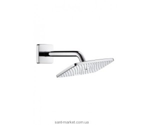 Верхний душ с тропическим душем Hansgrohe коллекция Raindance E AIR EcoSmart хром 27375000