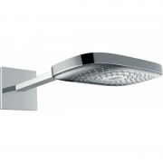 Верхний душ с тропическим душем Hansgrohe коллекция Raindance Select E хром 26468000