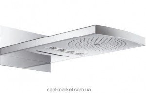 Верхній душ з тропічним і каскадним душем Hansgrohe колекція Raindance Rainfall хром 28410000