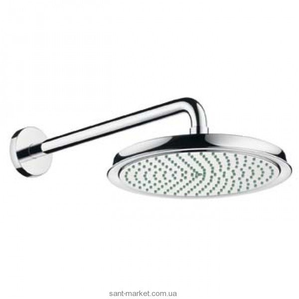Верхній душ з тропічним душем Hansgrohe колекція Raindance Classic AIR нікель 27424820
