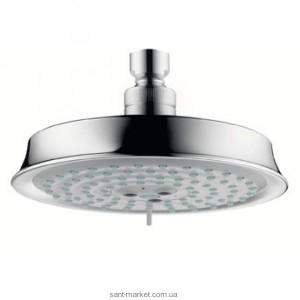 Лейка для верхнего душа Hansgrohe коллекция Raindance Classic 150 AIR никель 28471820