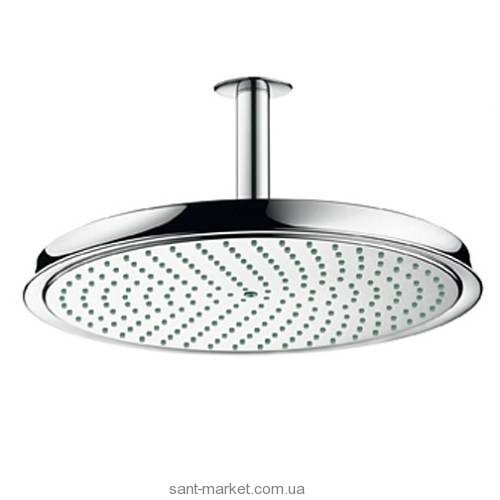 Верхний душ с тропическим душем Hansgrohe коллекция Raindance Classic AIR никель 27406820