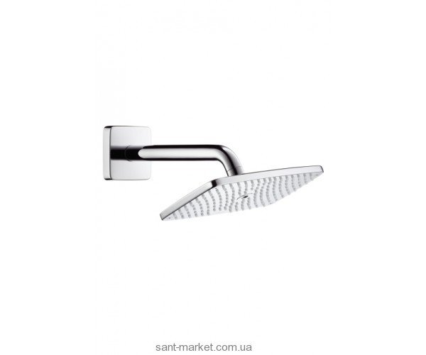 Верхній душ з тропічним душем Hansgrohe колекція Raindance E AIR EcoSmart хром 27375000