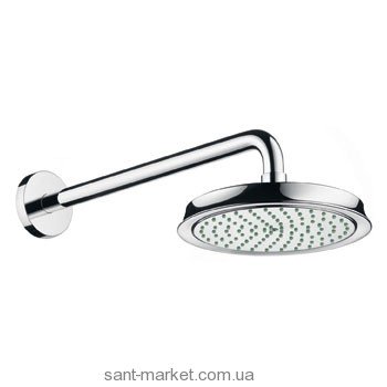 Верхний душ с тропическим душем Hansgrohe коллекция Raindance Classic AIR хром 27428000