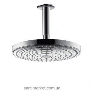Верхній душ з тропічним душем Hansgrohe колекція Raindance Select S хром 26467000