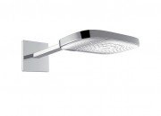 Верхній душ з тропічним душем Hansgrohe колекція Raindance Select E хром / білий 26468400