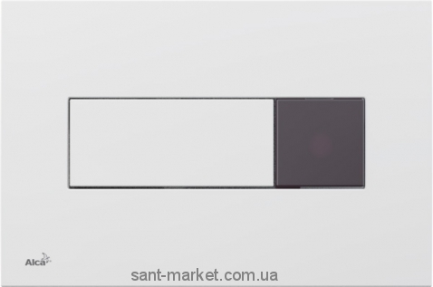 AlcaPlast Сенсорная кнопка управления металлическая  белая M370S