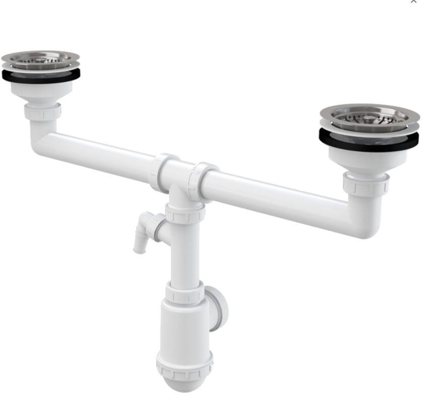 AlcaPlast Сифон для мийки A453P