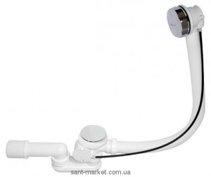 AlcaPlast Сифон для ванны автомат комплект метал A55K-80