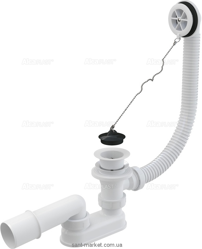 AlcaPlast Сифон для ванны былый A502