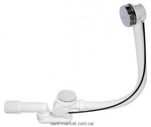 AlcaPlast Сифон для ванни автомат комплект метал A55K-80