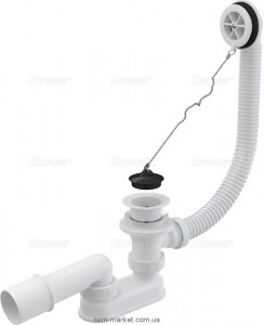 AlcaPlast Сифон для ванны былый A502