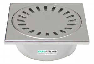 Cливной трап AlcaPlast прямой выпуск 133х133 APV22