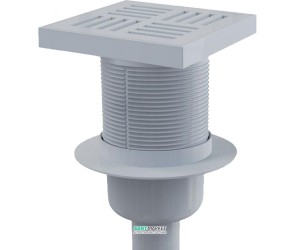 Сливной трап для душа AlcaPlast мокрый затвор боковой выпуск 150х150 APV6211