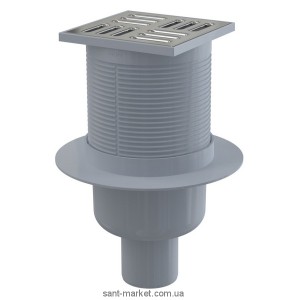 Трап для підвальний приміщень AlcaPlast вертикальний комбінований затвор 105x105 APV32