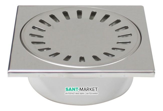 Cливной трап AlcaPlast прямой выпуск 133х133 APV22