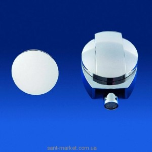 Sanit Пробка + рукоятка управления сливом/переливом  хром 01.105.81.0000