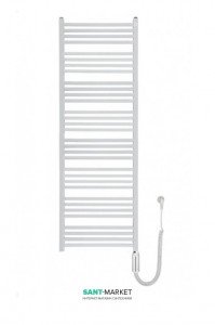 Электрический полотенцесушитель Instal Projekt Stick Electro 500х1480х65-75 лесенка белый STI-50/150+HOTS-06С1