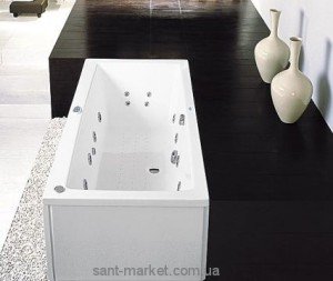 Ванна акриловая прямоугольная PoolSpa коллекция Vita 190х90х61 PWPH910ZN000000