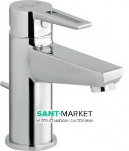 Змішувач для раковини одноважеля з донним клапаном Alpi SPA колекція City хром CI61376CR