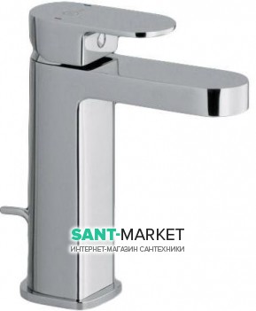 Змішувач для раковини одноважеля з донним клапаном Alpi SPA колекція Glam хром GL62376CR