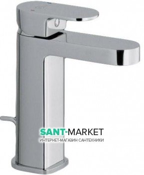 Змішувач для раковини одноважеля з донним клапаном Alpi SPA колекція Glam хром GL62376CR