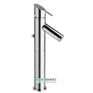 Змішувач для раковини одноважеля високий Alpi SPA колекція Go хром GO52177CR / S