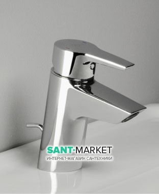Смеситель для раковины однорычажный с донным клапаном Alpi SPA коллекция Serene хром SE53176CR