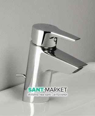 Змішувач для раковини одноважеля з донним клапаном Alpi SPA колекція Serene хром SE53176CR