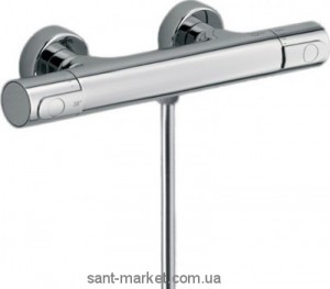 Смеситель для душа настенный двухвентильный с термостатом Alpi SPA Glam хром GL62155CR