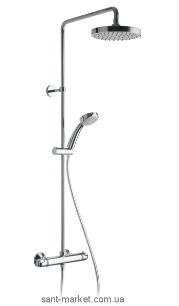 Alpi Joy  душевая коллона с верхним душем  ручным душем и терм. смесителем JO512151CR