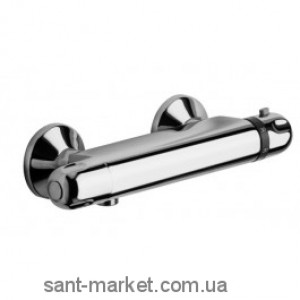 Смеситель для душа настенный двухвентильный с термостатом Alpi SPA Joy хром JO51155CR