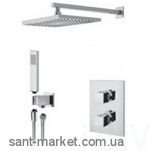 Alpi Shower Set верхній душ ручний душ і термостатичний змішувач внутрішнього монтажу AM641163