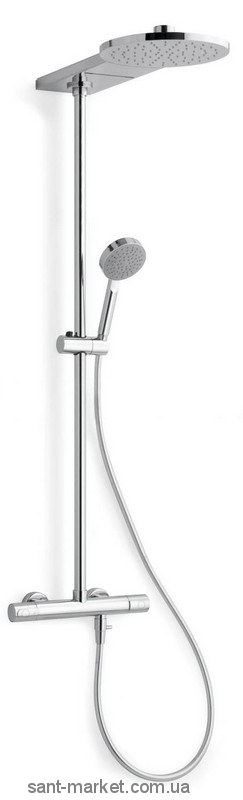 Alpi Trio  душевая колонна с верхним душем  водопадом  ручным душем GL625151CR