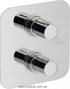 Смеситель с термостатом скрытый (встраиваемый) Alpi SPA коллекция Glam хром GL62163