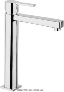 Смеситель для раковины однорычажный высокий с донным клапаном Fiore коллекция Katana хром 77CR7525
