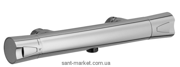 Змішувач для душу настінний двухвентильний з термостатом Alpi SPA City хром CI61155CR