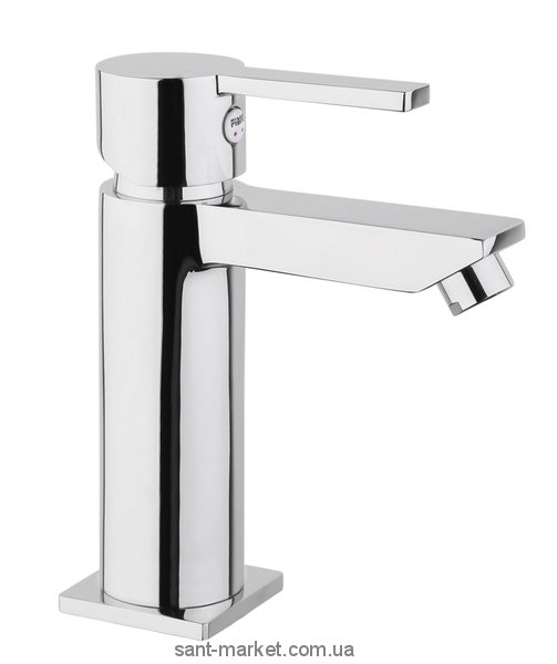 Смеситель для раковины однорычажный с донным клапаном Fiore коллекция Katana хром 77CR7530