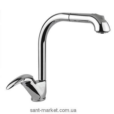 Смеситель для кухни с выдвижной лейкой Fiore Nexus однорычажный 43 CR 4399