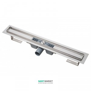 Жолоб водостічний AlcaPlast з сифоном і опорами комбінований затвор APZ1-300