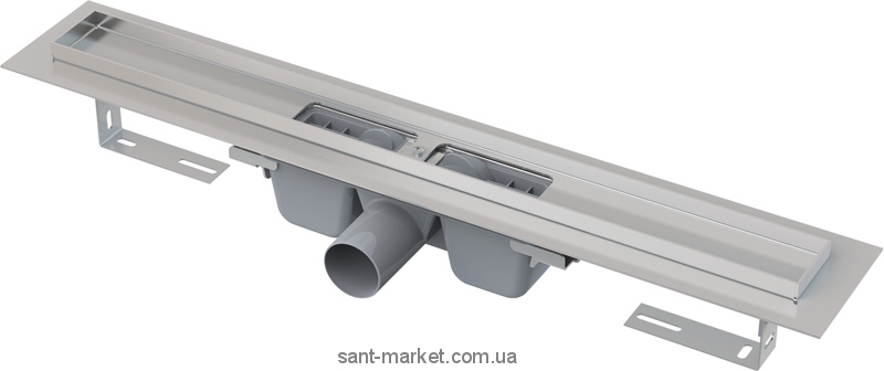 Жолоб водостічний AlcaPlast з сифоном і опорами комбінований затвор APZ1-550