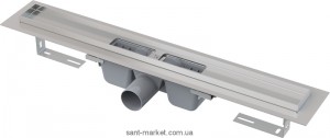 Жолоб водостічний AlcaPlast з сифоном і опорами без решітки APZ101-300
