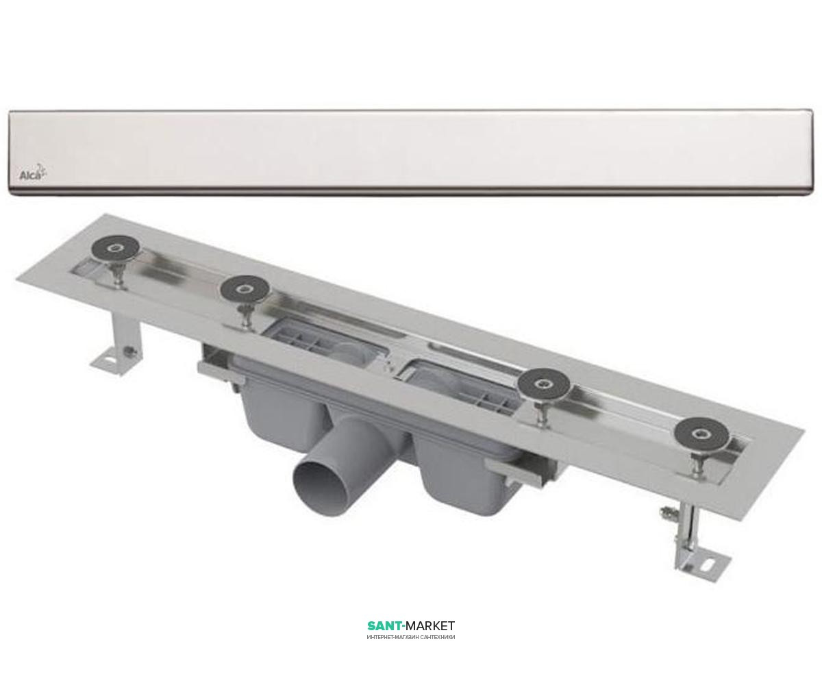 Желоб водосточный AlcaPlast боковой выпуск без затвора APZ2-Design-550M