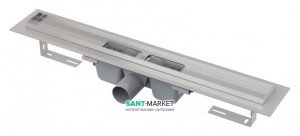 Жолоб водостічний AlcaPlast з сифоном і опорами комбінований затвор APZ1-850