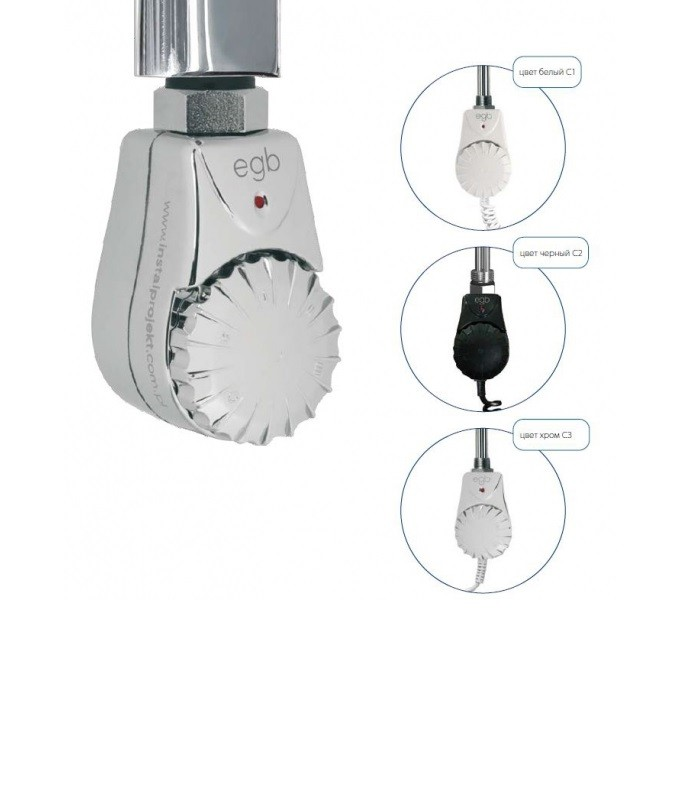 Тэн для полотенцесушителя Instal Projekt 600 W хром EGB-06C03