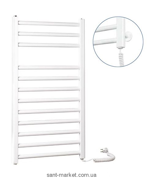 Электрический полотенцесушитель Instal Projekt VIKING Electro 530х1000х95 лесенка белый VIKE-50/100C35