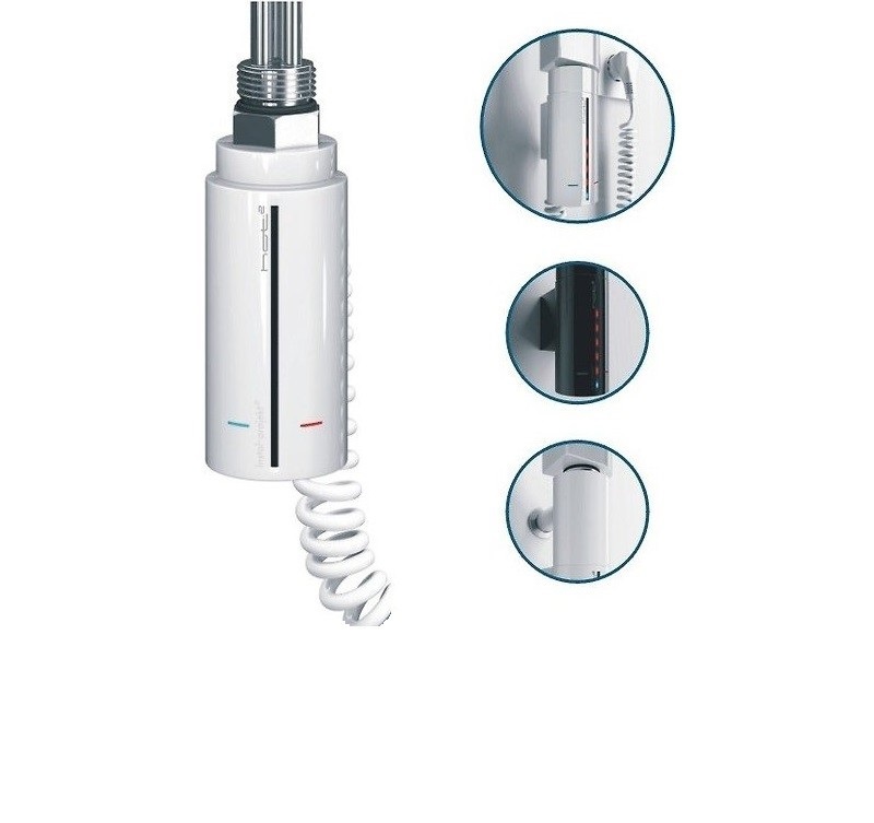 Тен для сушки для рушників Instal Projekt 300 W білий HOTS-03C1