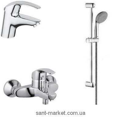 Набор смесителей для ванны Eurosmart New 121649